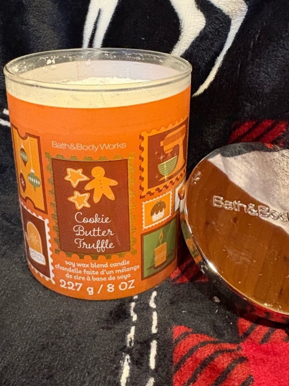 BBW Cookie Butter Truffle Candle Single Wick Bath & Body Works- New - Picture 3 of 3